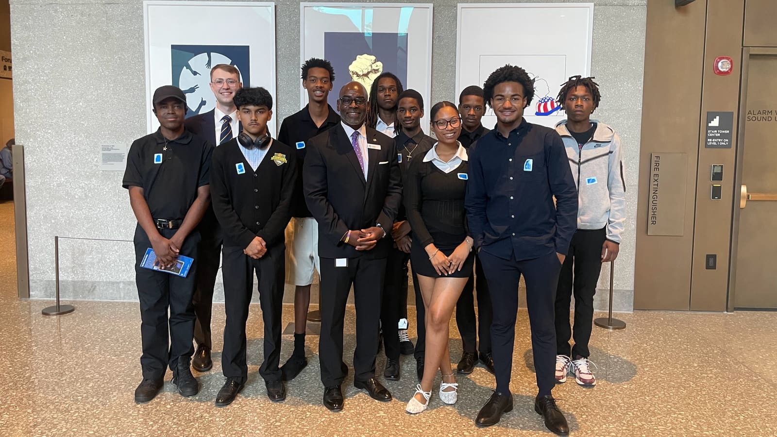 Water Works cohort at their end-of-program celebration at the Obama Presidential Center